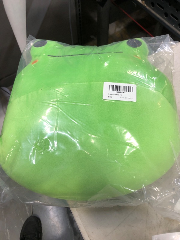 Photo 2 of Cute Plush Toy, 12 Inch Stuffed Soft Plush Toy Comfortable Lumbar Back Cushion, Soft Plush Toy for Home Car Decoration, Best Birthday Gift Green