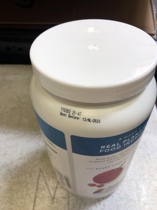 Photo 2 of Vega Protein and Greens, Vanilla, Plant Based Protein Powder Plus Veggies - Vegan Protein Powder, Keto-Friendly, Vegetarian, Gluten Free, Soy Free, Dairy Free, Lactose Free (25 Servings, 26.8oz) ( 12/23 ) 