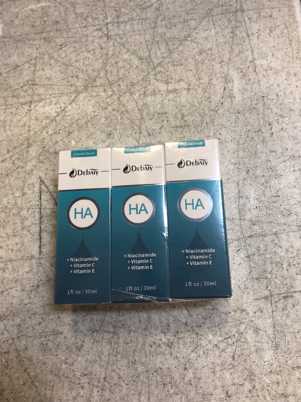 Photo 2 of 3 Pack Hyaluronic Acid Serum for Face Anti Aging Serum (1Fl.Oz/30ml)  ( EXP: 10/09/25) 
