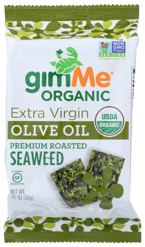 Photo 1 of 2171254 0.35 Oz Organic Extra Virgin Olive Oil Seaweed Snack ( PACK OF 12) ( EXP: 08/14/23)
