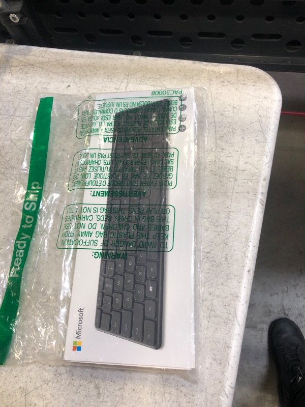 Photo 2 of Microsoft Designer Compact Keyboard - Matte Black. Standalone Wireless Bluetooth Keyboard. Compatible with Bluetooth Enabled PCs/Mac