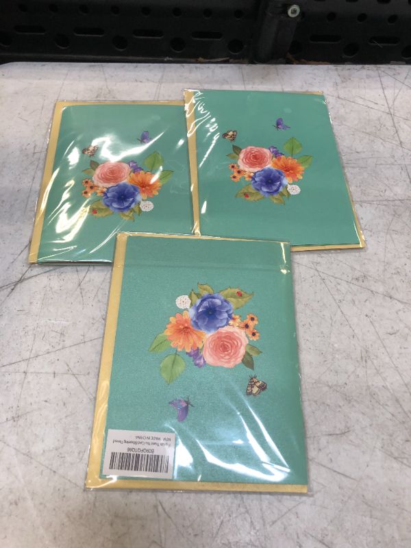 Photo 1 of 3 PACK------AITBOLFIT Anniversary Card, Pop-Up Birthday Cards, Thank You Cards for Graduation, Birthday, Wedding, Sympathy, Bridal Shower, Baby Shower - All Occasions Greeting Cards Blooming Flower