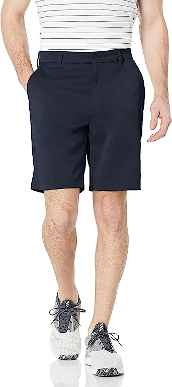 Photo 1 of Amazon Essentials Men's Classic-Fit Stretch Golf Short Polyester Blend Navy 38