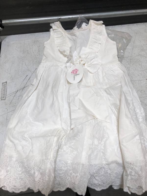 Photo 2 of little girls white dress with tags size 8 