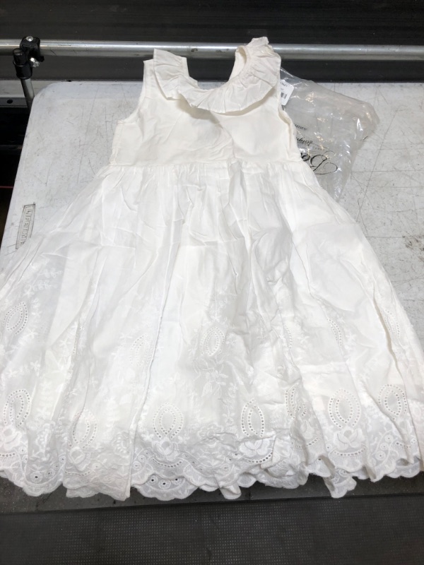 Photo 1 of little girls white dress with tags size 8 