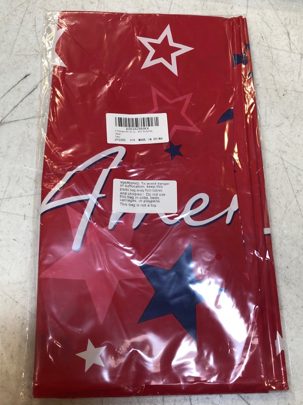 Photo 1 of 3 PCS 4TH OF JULY PARTY DECORATION SUPPLY  (STAR)