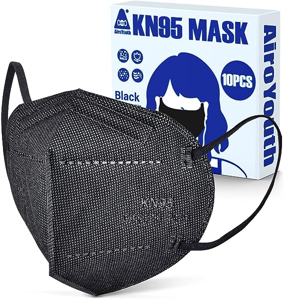 Photo 1 of AiroYouth KN95 Face Masks 50pcs, Breathable KN95 Face Mask with 5-layer 95% Filtration, Elastic Ear Loops & Nose Clip
2 PACK