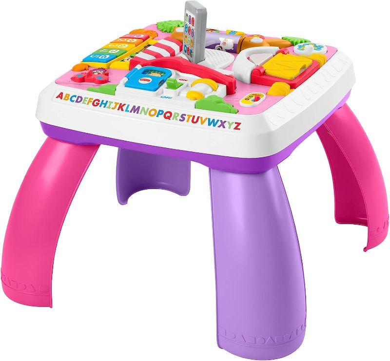 Photo 1 of Fisher-Price Laugh & Learn Baby to Toddler Toy Around the Town Learning Table with Music Lights and Activities
