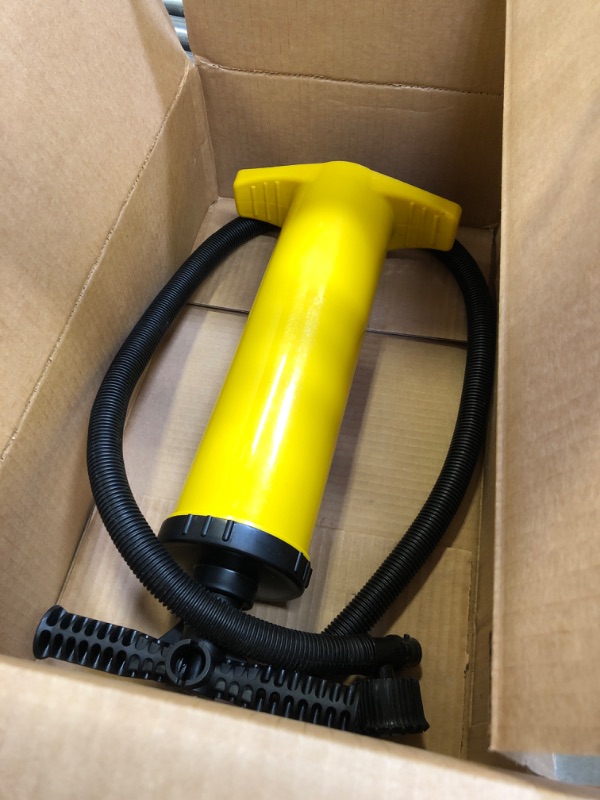 Photo 2 of ADVANCED ELEMENTS Double Action Pump w/Pressure Gauge Yellow