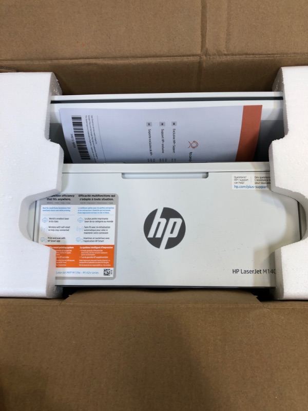 Photo 2 of LaserJet M140we Wireless Black and White Laser Printer with 6 months of Instant Ink included with HP+