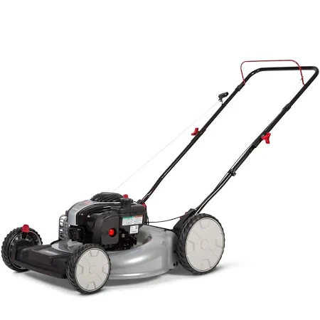 Photo 1 of 21 in. 140 cc Briggs and Stratton Walk Behind Gas Push Lawn Mower with Height Adjustment and with Mulch Bag
