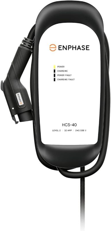 Photo 1 of Enphase Level 2 EV Charger, Safety Certified, 32 Amp, 240v, Hardwired, 25ft Cable, J1772, Compatible with US Electric Vehicles, HCS-40 Home Electric Car Charging Station - Formerly ClipperCreek
