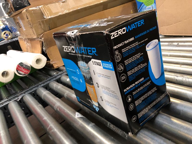 Photo 4 of ZeroWater 12 Cup Ready-Read 5-Stage Water Filter Pitcher, NSF Certified to Reduce Lead and PFOA/PFOS, Instant TDS Read Out 12-Cup Dispenser