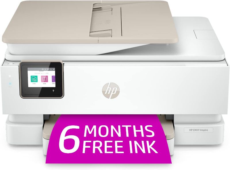 Photo 1 of HP ENVY Inspire 7255e All-in-One Printer with Bonus 6 Months of Instant Ink with HP+