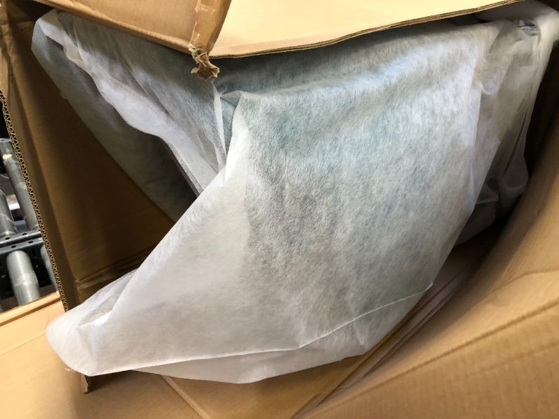 Photo 1 of Amazon Brand – Rivet Malida Mid-Century Modern Open Back Swivel Kitchen Counter Height Stool, 37"H, Aqua Blue Counter Height Aqua