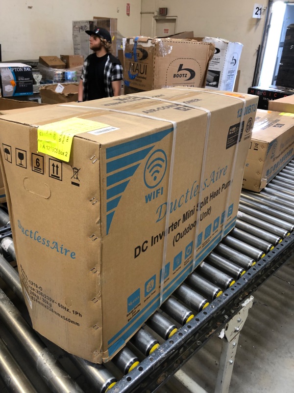 Photo 1 of 21 SEER 12,000 BTU 1 Ton Wi-Fi Ductless Mini Split Air Conditioner and Heat Pump Variable Speed Inverter - 220V/60Hz-----FACTORY SEALED BOX 1 OF 1  & 1 OF 2
