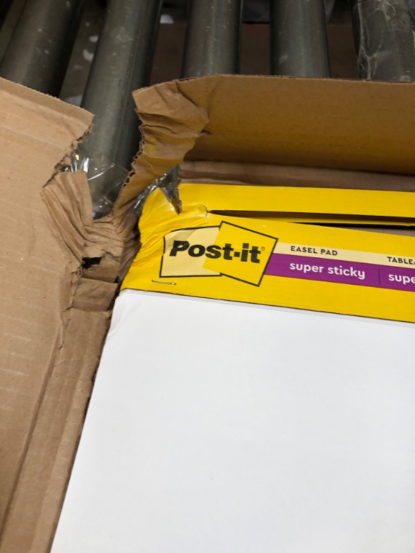 Photo 1 of Post-it Super Sticky Easel Pad, 25 x 30 Inches, 30 Sheets/Pad, 2 Pads, Large White Premium Self Stick Flip Chart Paper
