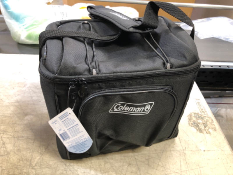 Photo 2 of Coleman Chiller Series Insulated Portable Soft Cooler, Leak-Proof 16 Can Capacity Lunch Cooler with Ice Retention Black
