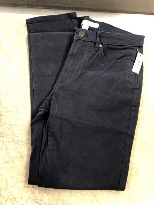 Photo 2 of Amazon Essentials Men's Skinny-Fit 5-Pocket Stretch Twill Pant 30W x 30L Navy