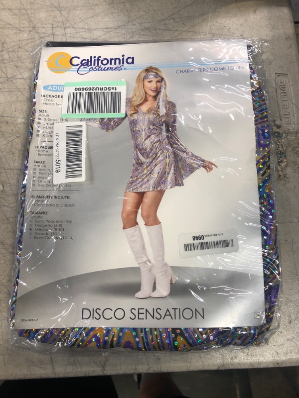 Photo 2 of Disco Sensation Dress Costume Medium Multi