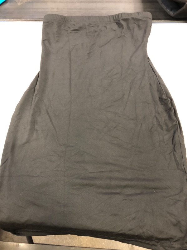 Photo 1 of womens strapless dress- black 
size- m