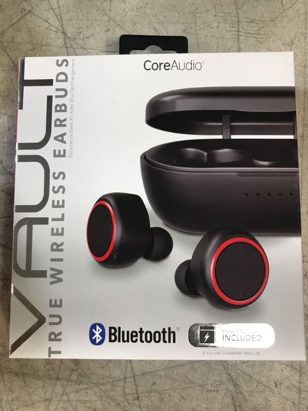 Photo 2 of CoreAudio Wireless Earbuds with Charging Case, Bluetooth Earbuds in-Ear Headphones with Built-in Microphone Touch Control, Universally Compatible Headset Android, iPhone, PC Black