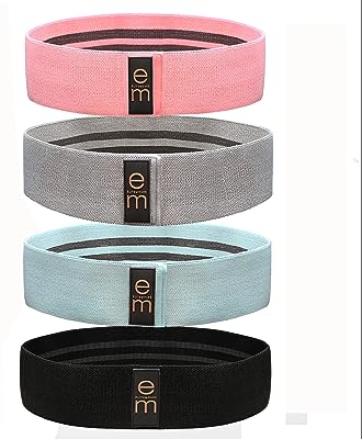 Photo 1 of [4 Pack] Elite Moves - 3 Varied Tensions / Fabric Resistance Bands for Butt and Legs - Women & Men / Versatile Fabric Work Out Bands / Leg Resistance Bands for All Body Types https://a.co/d/iAg4z9v