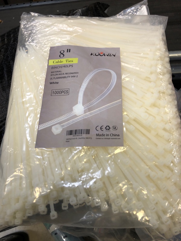 Photo 1 of 1000 pcs cable ties