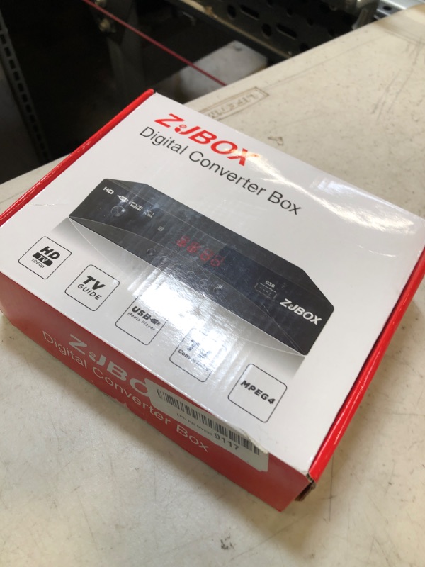 Photo 1 of Digital TV Converter Box, ATSC Cabal Box - ZJBOX for Analog HDTV Live1080P with TV Recording&Playback,HDMI Output,Timer Setting TV Tuner Function Set Top Box Digital Channel Free