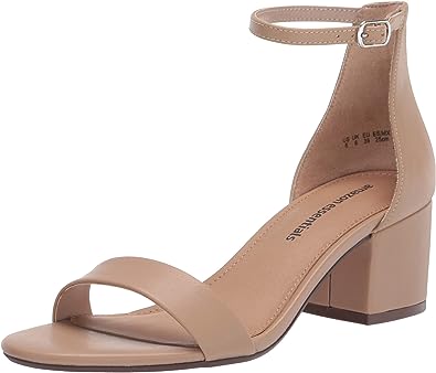 Photo 1 of Amazon Essentials Women's Two Strap Heeled Sandal (SIZE 10)
