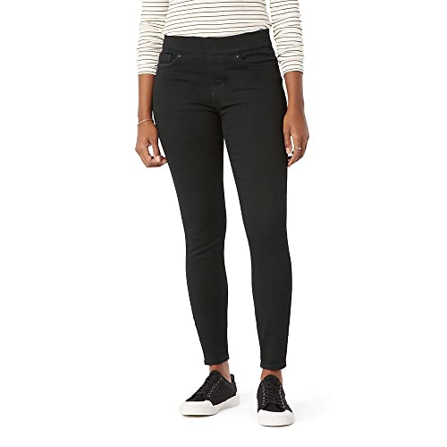 Photo 1 of  Signature by Levi Strauss & Co. Gold Label Women's Totally Shaping Pull-on Skinny Jeans , Black Opal, 12 Long