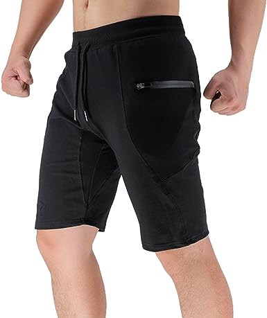 Photo 1 of BROKIG Men's SIXE SMALL Sidelock Gym Workout Running Sport Shorts with Zipper Pockets
