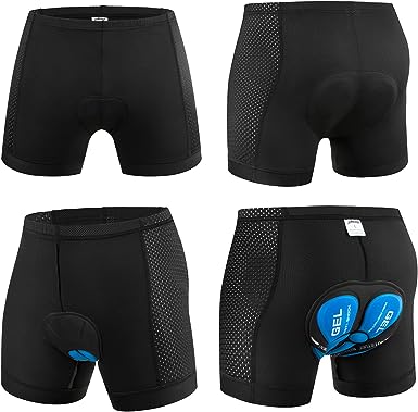 Photo 1 of JEPOZRA Men's (SIZE: LARGE) Cycling Underwear 3D Cushion Padded Bike Riding Shorts Breathable Quick Dry Bicycle Shorts
