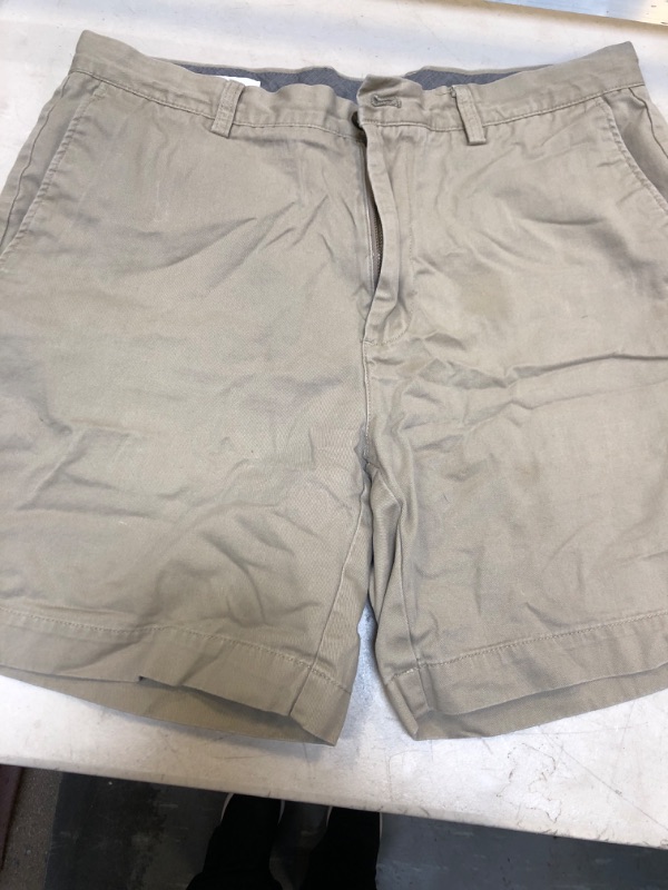 Photo 2 of Amazon Essentials Men's Classic-Fit 9" Short 34 Khaki Brown