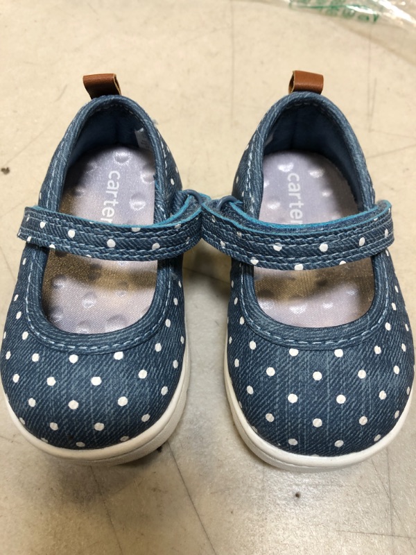 Photo 2 of Carter's Unisex-Child Judith Mary Jane Flat Infant (0-12 Months) 2 Infant Blue