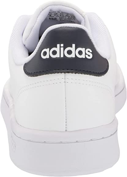 Photo 1 of adidas Men's Advantage Racquetball Shoe, White/Cloud White/Ink, 9
