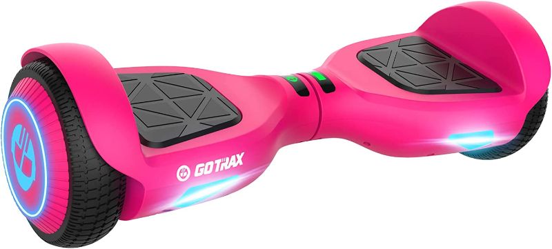 Photo 1 of Gotrax Edge Hoverboard with 6.5" LED Wheels & Headlight, Top 6.2mph & 2.5 Miles Range Power by Dual 200W Motor, UL2272 Certified and 50.4Wh Battery Self Balancing Scooters for 44-176lbs Kids Adults

