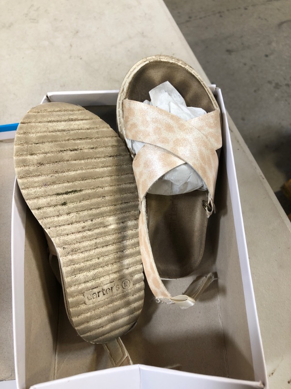 Photo 1 of Carter's Toddler Girls Cindy Sandals TODDLER SIZE 10