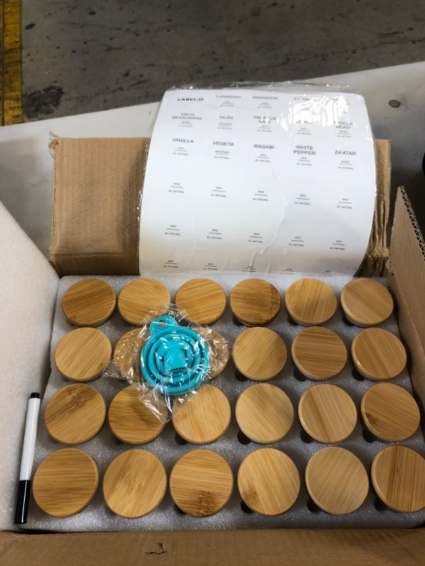 Photo 1 of 24 PIECE SPICE JAR KIT