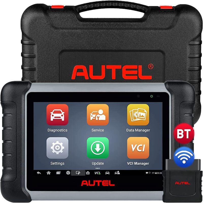 Photo 1 of Autel Scanner MaxiCOM MK808S: 2023 Bidirectional Tool as MK808BT Pro, Updated of MaxiCheck MK808 MX808, 28+ Service, Active Test, All System Diagnosis, Injector Coding, FCA Autoauth Android 11 4+64G
