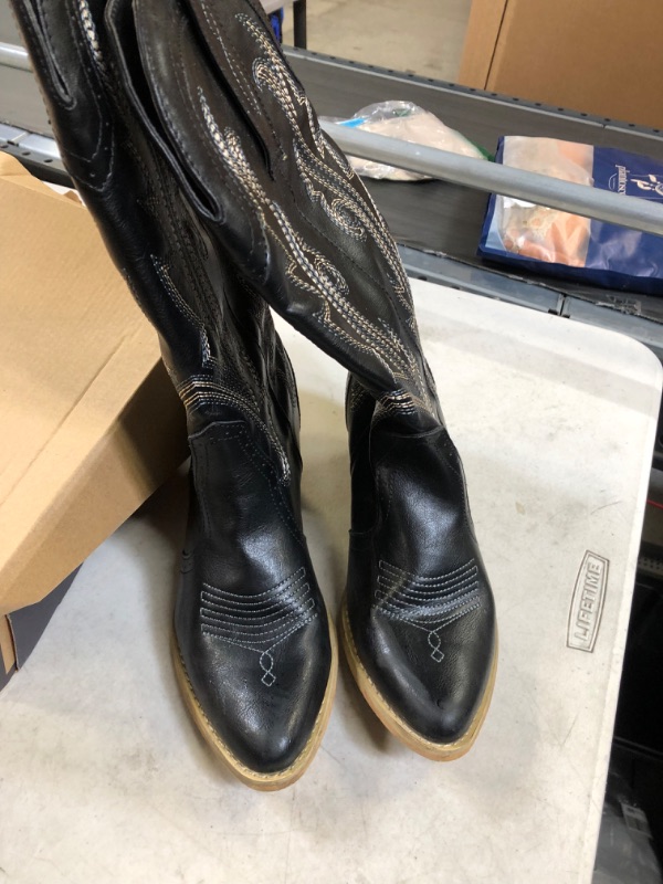 Photo 1 of HISEA Rollda Cowboy Boots Women Western Boots Cowgirl Boots Ladies Pointy Toe Fashion Boots
8.5