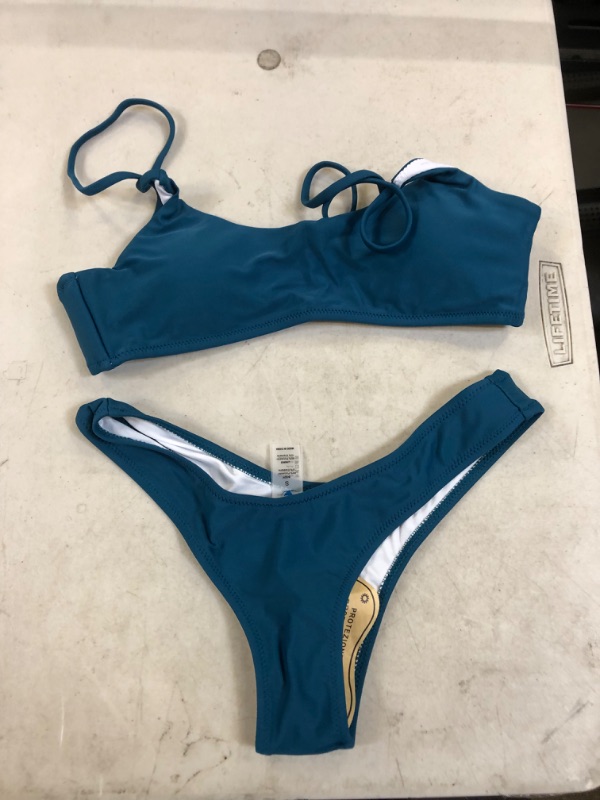 Photo 1 of 2 piece bathing suit size small 