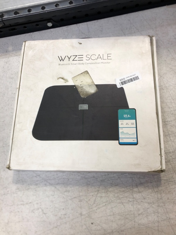 Photo 3 of WYZE Smart Scale for Body Weight, Wireless Digital Bathroom Scale for BMI, Body Fat Percentage, Heart Rate Monitor, Body Composition Analyzer, App, Bluetooth, 400 lb Black