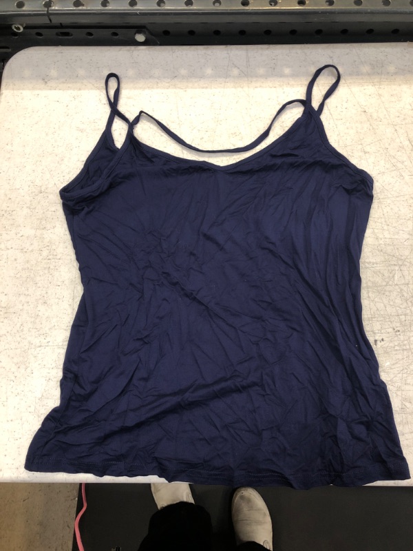 Photo 1 of Blue Spaghetti Strap Tank Top Medium 