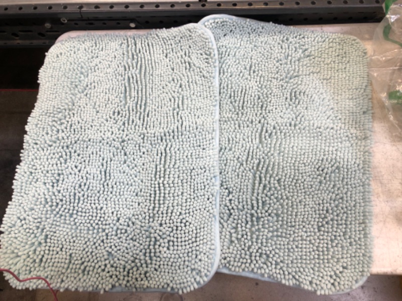 Photo 1 of 2 Pack Bath Mats 17x24" Teal 