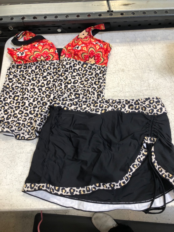 Photo 1 of 2 Piece Tankini Swimsuit Set Medium