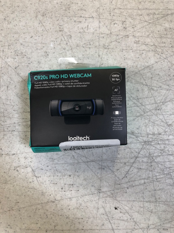 Photo 4 of Logitech Webcam C920S HD Pro with Privacy Shutter - 1080p Streaming Widescreen Video Camera - Built in Microphone for Recording