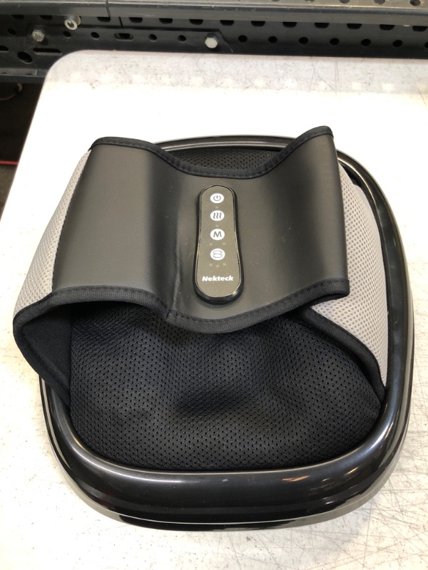 Photo 2 of Shiatsu Foot Massager with Heat - 3D Deep Tissue Kneading Rolling Massage Machine with Compression for Feet, Plantar Fasciitis, Muscle Pain Relief...
