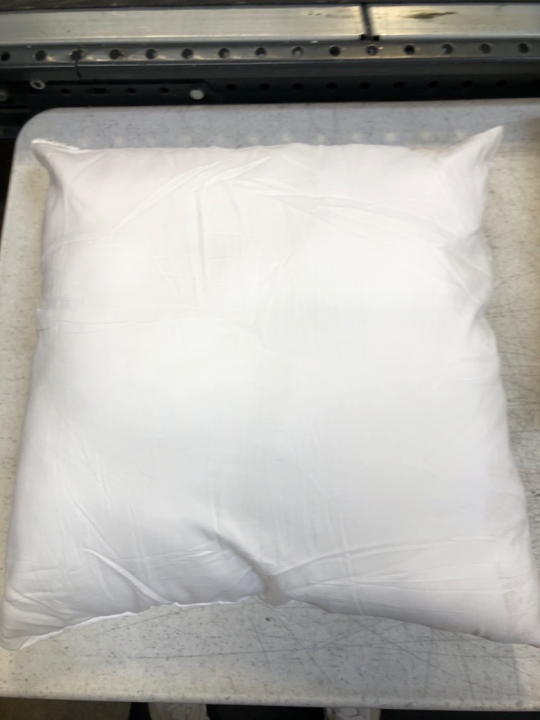 Photo 1 of 18x18 Pillow Insert - Throw Pillow Insert with 100% Cotton Cover - 18 Inch Square Form Pillow Sham Stuffer - Decorative Couch Cushion Pillow

