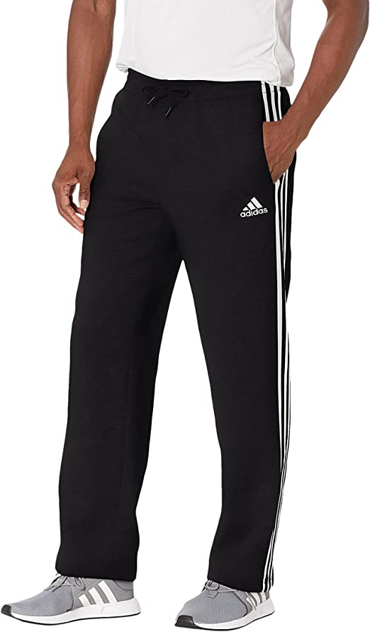 Photo 1 of adidas Men's Essentials Fleece Open Hem 3-Stripes Pants
SIZE MT